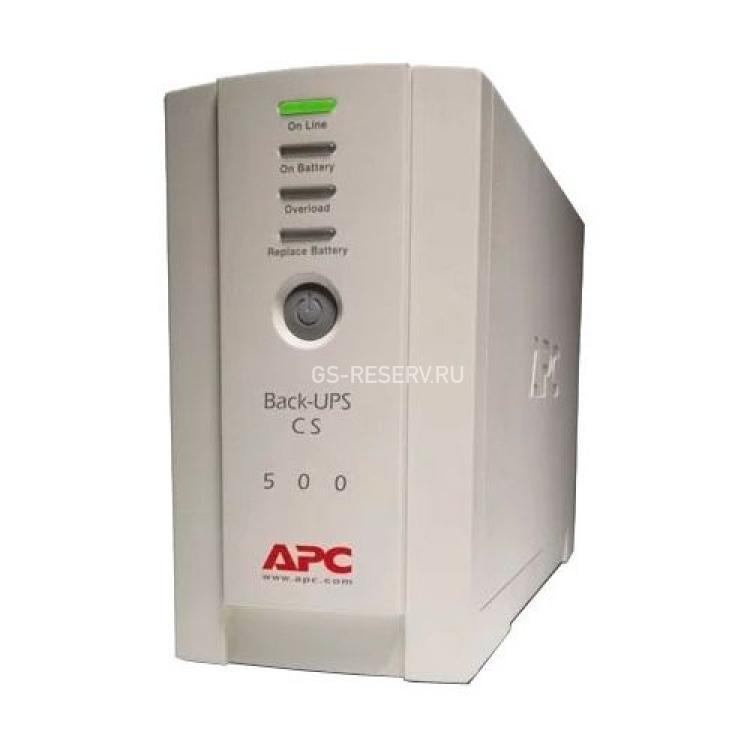ИБП/UPS APC Back-UPS CS500 500VA/300Wt 3x220V RJ-11 USB(BK500EI)