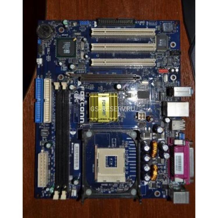 Материнская Плата Foxconn SIS651 S478 HT 2DDR333 U133 AGP4x 3PCI SVGA AC97 LAN mATX(6514MR-ES)