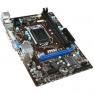 Материнская Плата MSI iH81 S1150 HT 2DualDDRIII 2SATAIII 2SATAII PCI-E16x3.0 PCI-E1x Video DVI LAN1000 AC97-6ch 2USB3 mATX 5000Mhz(H81M-P33)