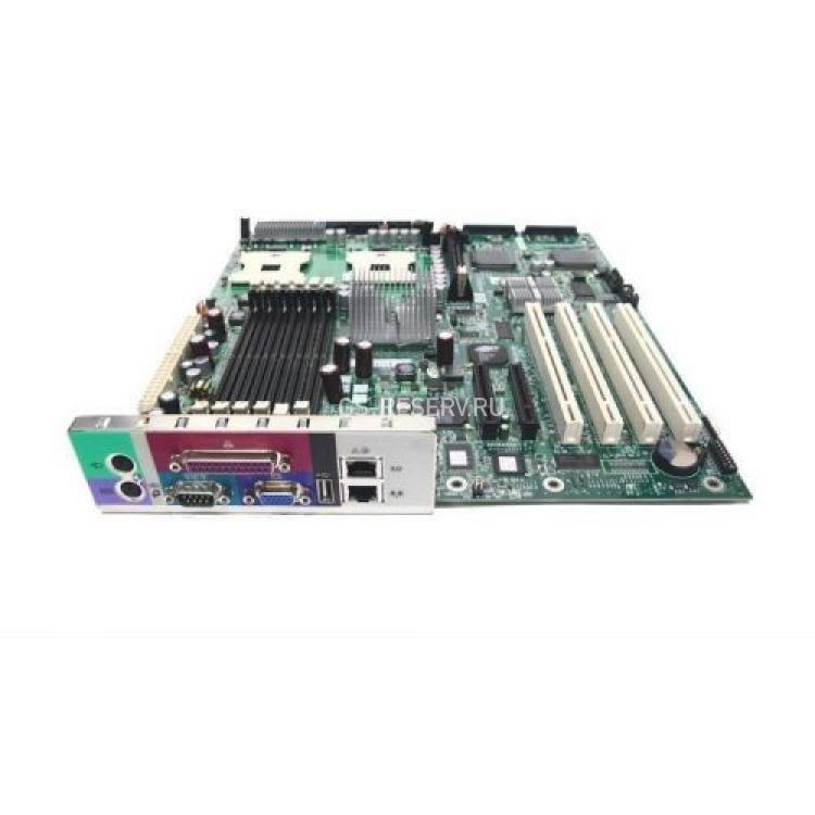 Материнская Плата HP iE7520 Dual Socket 604 6DualDDRII 2UW320SCSI U100 2PCI-E8x 4PCI-X Video 2LAN1000 E-ATX 800Mhz For ML350G4p(390546-001)