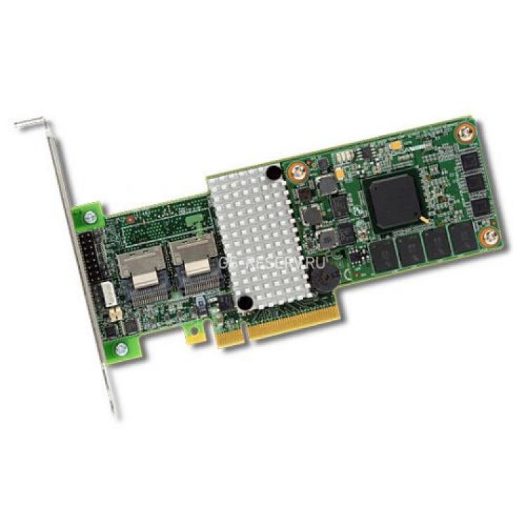 Контроллер SAS RAID LSI Logic CacheVault Flash Protection LSISAS2108 CPU XOR PowerPC 800Mhz 512Mb Int-2xSFF8087 8xSAS/SATA RAID60 U600 SAS 2.0 PCI-E8x(LSI00283)
