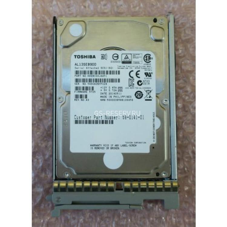 Жесткий Диск Cisco (Toshiba) AL13SEB900 900Gb (U600/10500/64Mb) 6G SAS 2,5"(UCS-HDD900GI2F106)