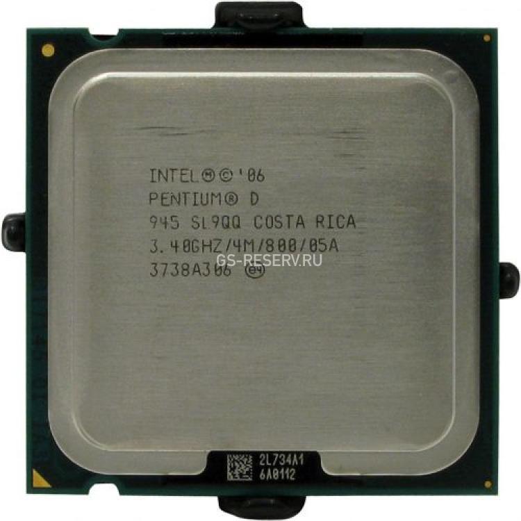 Процессор Intel Pentium 3400Mhz (800/L2-4Mb) 2x Core 95Wt LGA775 Presler(D945)