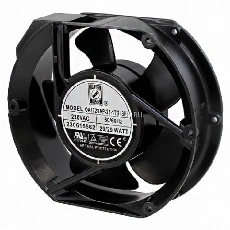 Вентилятор Orion Fans XC 0,2A/0,22A 220v/240v 46Wt/50Wt 3200 об/мин 235CFM 52dBA 172x150x51mm(OA172SAP-22-1TB)