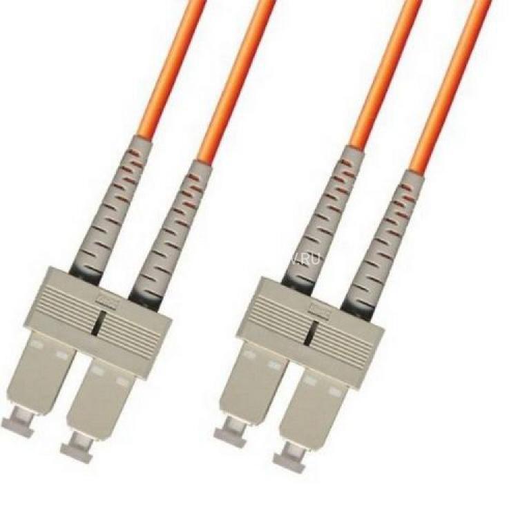 Кабель AWC Fiber Optic Cable Multi Mode Full Duplex 62,5/125 3m(SC-STD-M-3-C-OR-ADI)