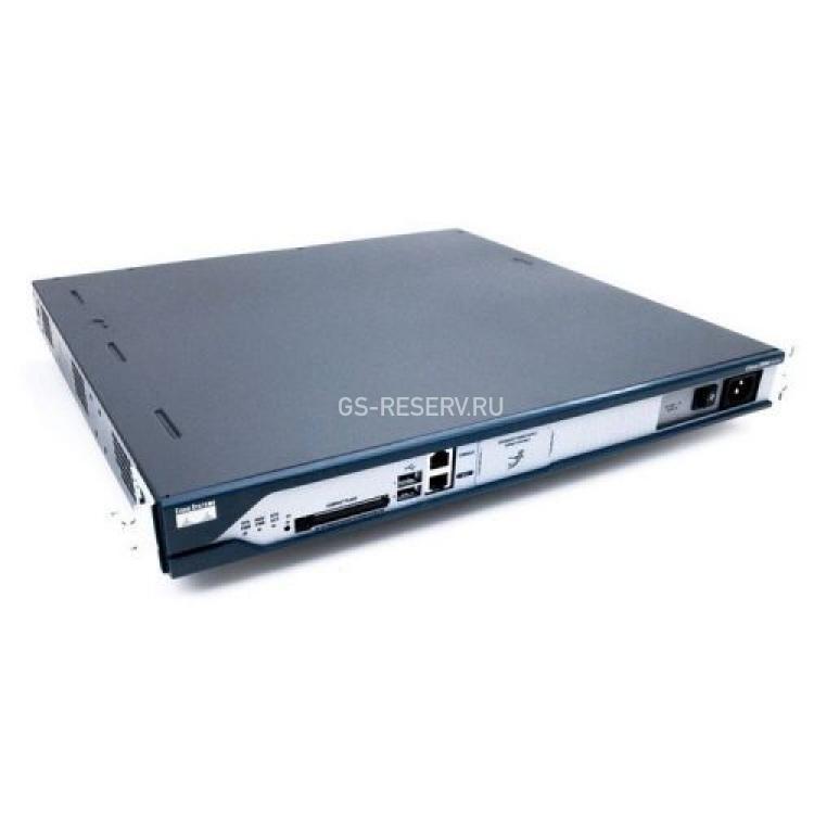 Маршрутизатор Cisco 2811 2port-10/100Mbps 64(256)Mb-Flash 256(768)Mb-DRAM 4xHWIC/WIC/VIC/VWIC 1xNM/NME 2xPVDM2 2xAIM 1xCF 2xUSB 1(2)xPS 1U 19"(CISCO2811=)