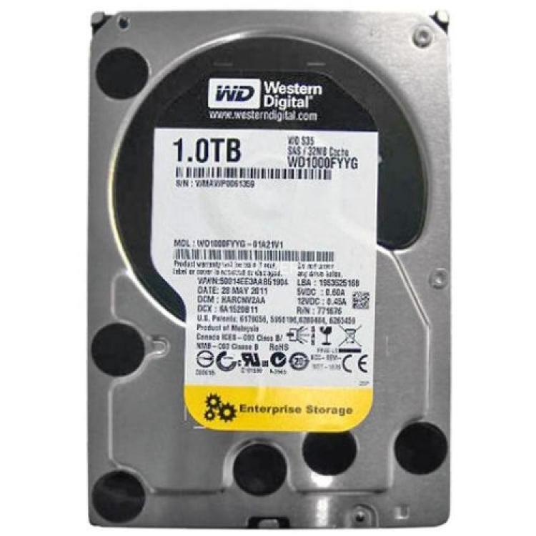 Жесткий Диск Western Digital RE 1Tb (U600/7200/32Mb) RAFF TLER 6G SAS 3,5"(WD1000FYYG)