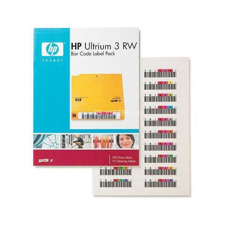 Комплект Bar Code Наклеек HP LTO3 RW(Q2007A)