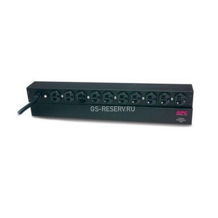 Распределительное Устройство Электропитания APC Metered Rack PDU 12A 200/230V In-1xC14 Out-8xC13 1U 2,91Kg(AP7820)