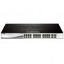 Коммутатор D-Link Ethernet 24port-10/100/1000Mbps 4xSFP 24xRJ45 L2TP Smart 2-го уровня 19" 1U(DGS-1210-28P)