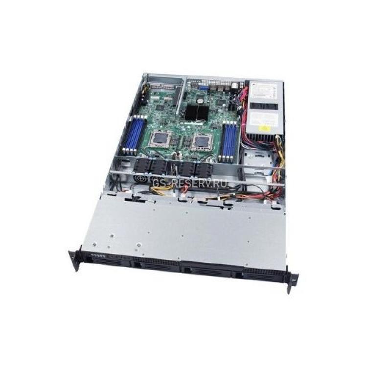Платформа Intel Dual Socket 1366 i5500 8DDR-III 3SAS/SATAII 3xHotSwap 2GbLAN 6400Mhz 650Wt E-ATX 1U(SR1690WBR)