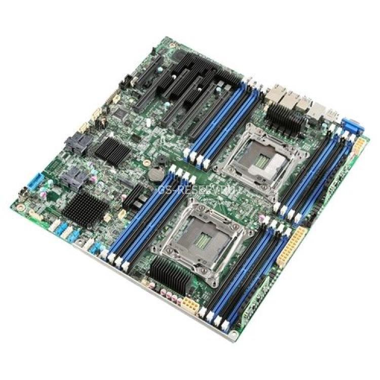 Материнская Плата Intel iC612PCH Dual Socket 2011-3 16DDR4 8SAS/SATAIII (2x mini-SAS HD) 2SATAIII 4PCI-E16x 2PCI-E8x SVGA 2xGbLAN IPMI 2.0 E-ATX 8000Mhz For P4304XXMFEN2 P4304XXMUXX(H12883-260)